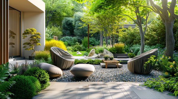 Tendances 2024 pour un aménagement de jardin moderne